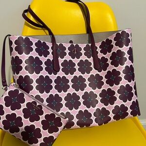 Kate Spade NWT Floral Bag with Wallet